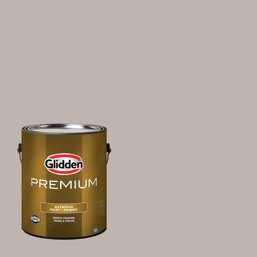 Glidden Premium 1 gal. PPG1022-3 Silver Dollar Semi-Gloss