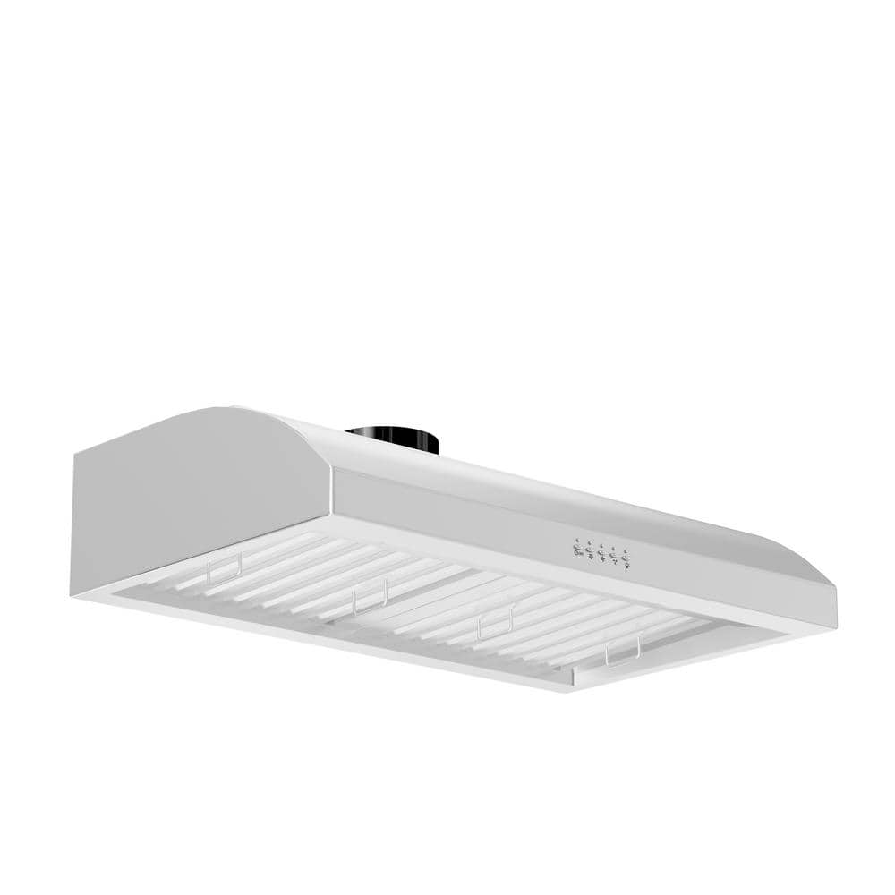 30" Stainless Steel Under Cabinet Range Hood with LED Lights