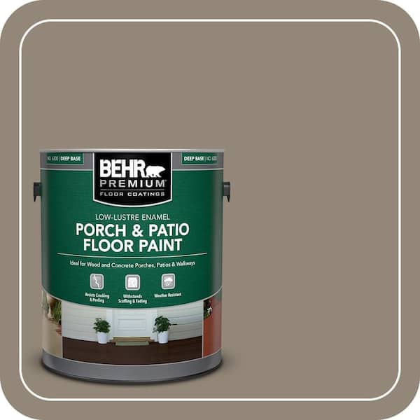 1 gal. #ECC-25-1 Rocky Ridge Low-Lustre Enamel Interior/Exterior Porch and Patio Floor Paint