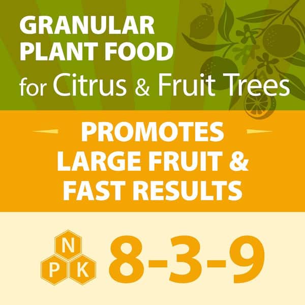 2 lbs. 8-3-9 Citrus Tree and Plant Food Dry Fertilizer