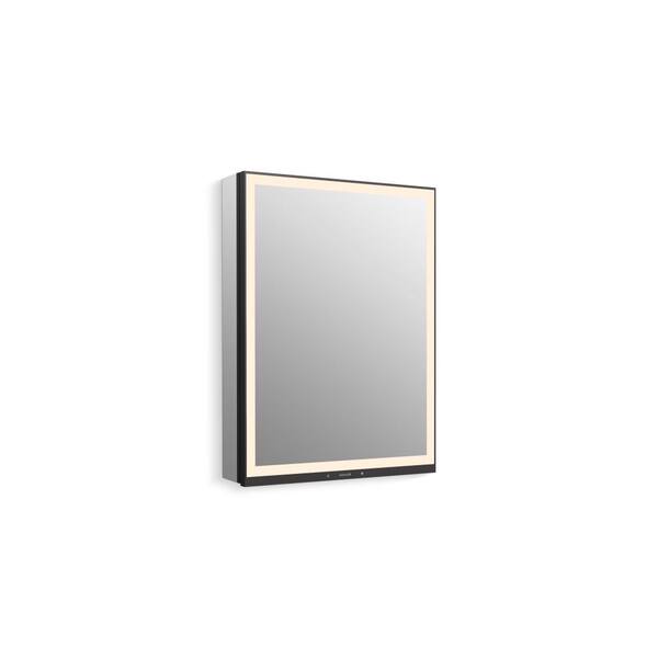 KOHLER Collage 24 in. x 32 in. Lighted Left-Hinged Rectangular Medicine Cabinet with Mirror