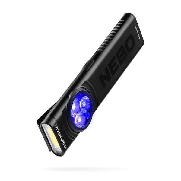 SLIM 360 LUMENS RECHAREABLE BATTERY LED UV POCKET PEN FLASHLIGHT
