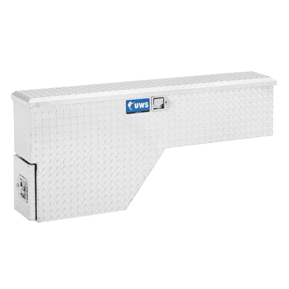 UWS 48 in. Bright Aluminum Driver-Side Truck Fender Tool Box (Heavy ...