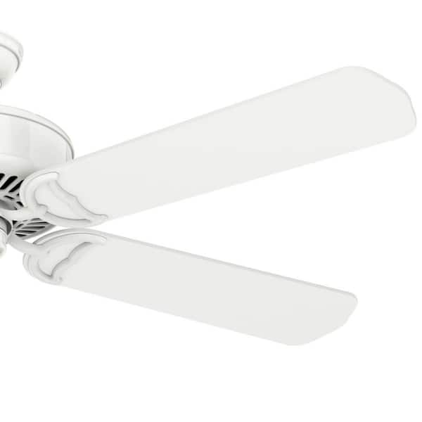 Casablanca - Panama DC 54 in. Indoor Snow White Ceiling Fan with Remote For Bedrooms
