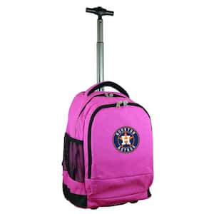 MLB Houston Astros 19 in. Pink Wheeled Premium Backpack