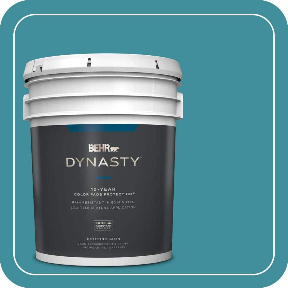 5 gal. #MQ6-34 Prophetic Sea Satin Enamel Exterior Stain-Blocking Paint & Primer price history on PriceWatchPro