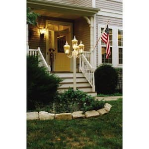 White Cambridge Park Lantern Planter