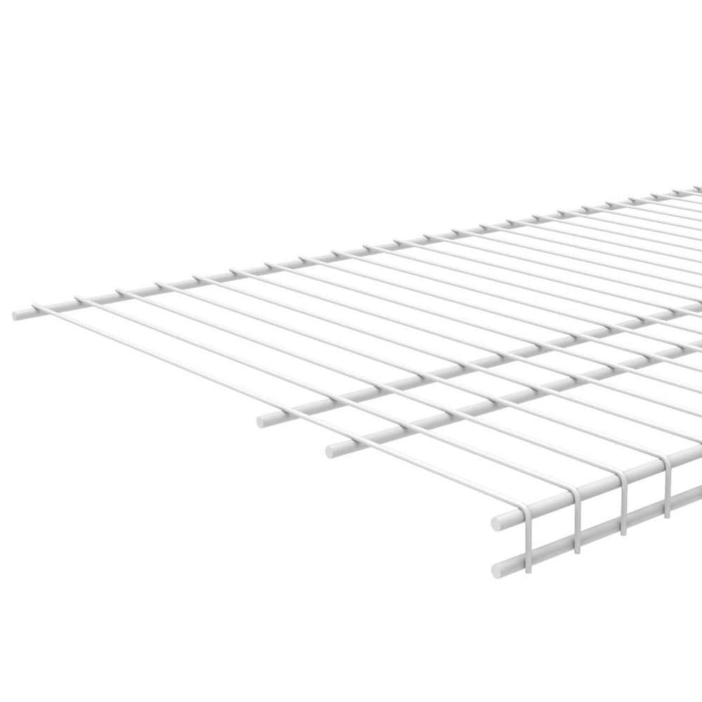 Rubbermaid FastTrack 4-ft x 12-in White Adjustable Wire Shelf at