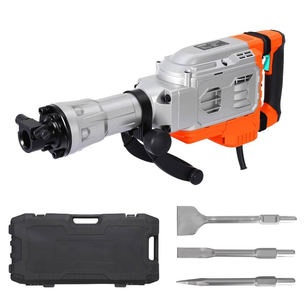 Heavy-Duty 1700W Electric Demolition Rotary Hammer Concrete Breaker with 360°Adjustable Handle price history on PriceWatchPro