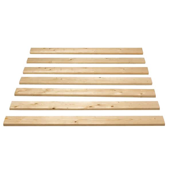 5 Ft Pine Queen Bed Slat Board, Slatted Bed Base Queen Home Depot