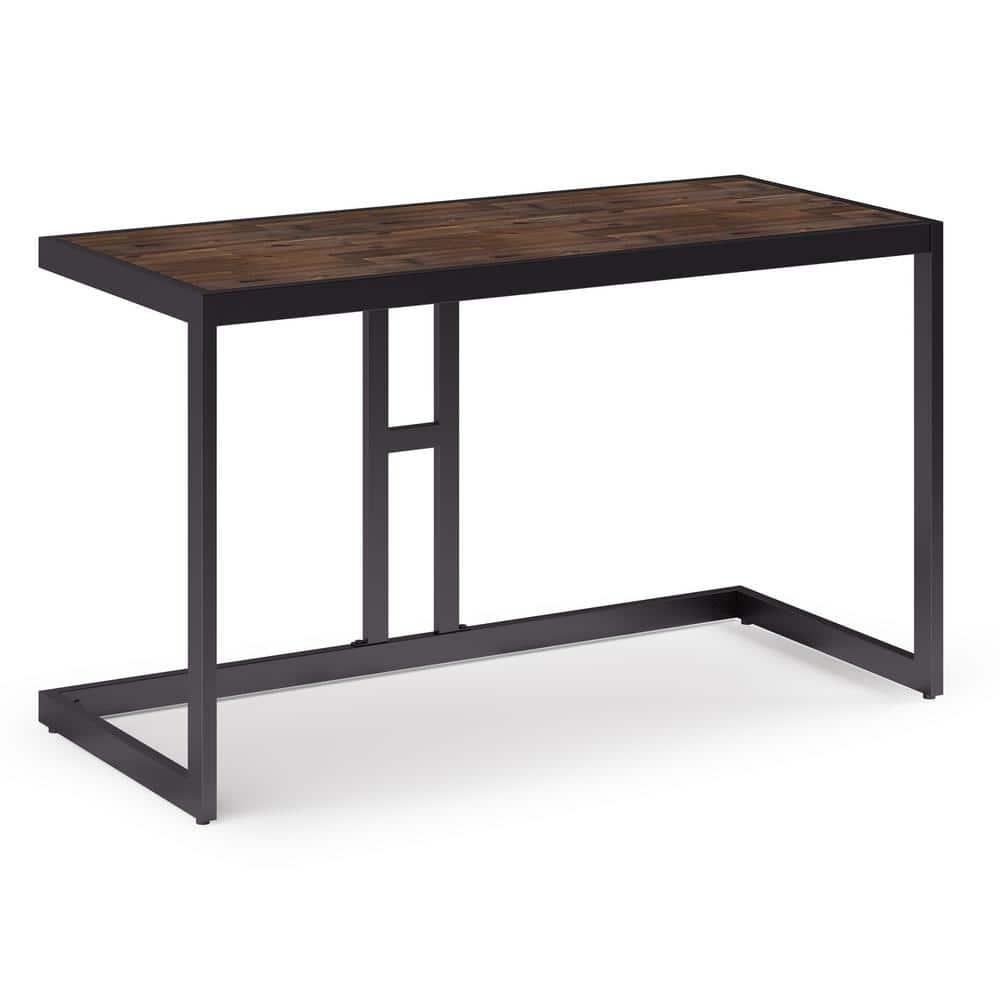 Simpli Home Erina Solid ACACIA Wood Industrial 54 in. Wide Flat Top ...