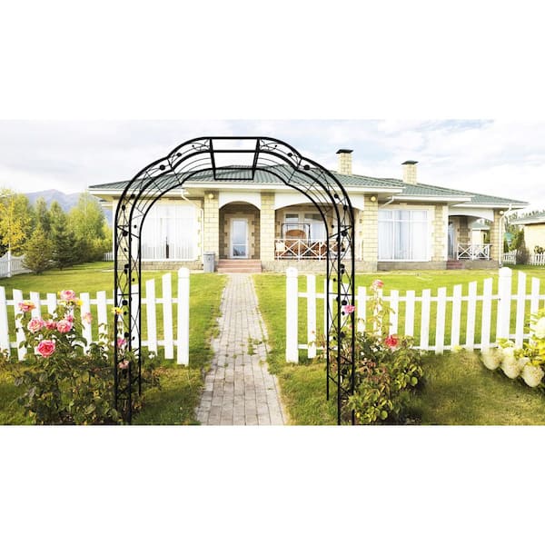 Oyezvary 98.5 in. x 74.4 in. Galvanized Powder-Coated Metal Garden