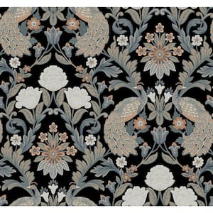 60.75 sq. ft. Plume Dynasty Unpasted Wallpaper