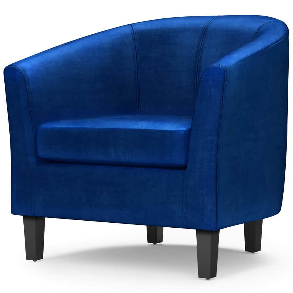 Simpli Home - Austin 30 inch Wide Tub Chair - Blue