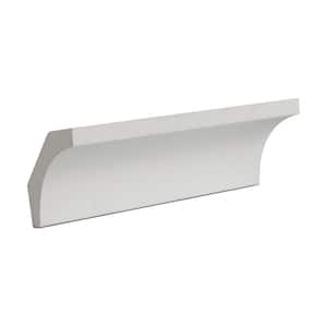 1-7/8 in. x 2 in. x 6 in. Long Plain Polyurethane Crown Moulding Sample
