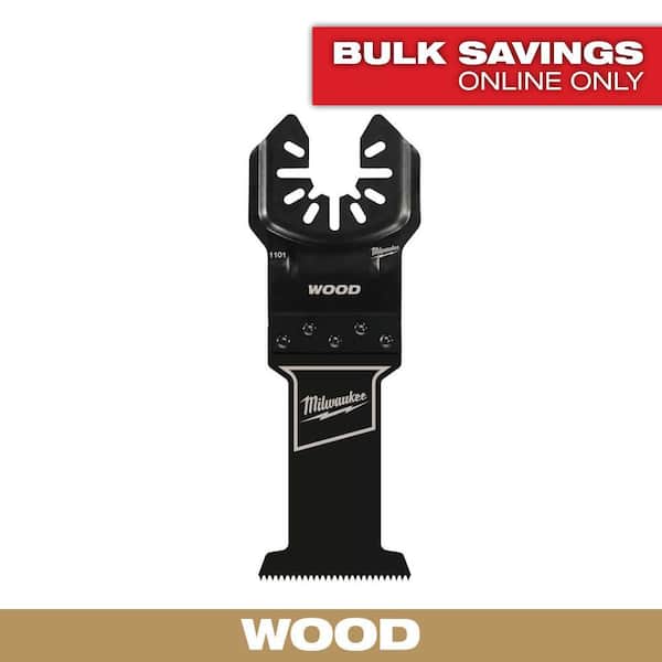 Milwaukee 1-3/8 in. High Carbon Steel Universal Fit Wood Cutting Multi-Tool Oscillating Blade (1-Pack)