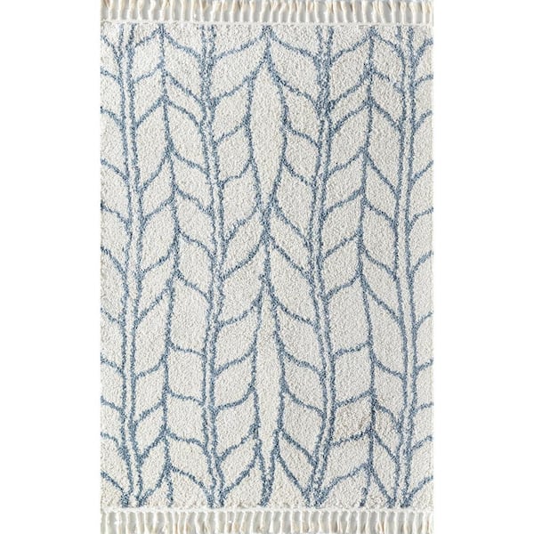 Bennett Cloud Vine 2'6"x4' Modern Area Rug