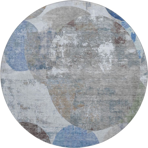 Addison Rugs Mayfield Premium Machine Washable Abstract AMF2381 Blue 8 ...