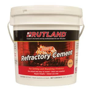 128 fl. oz. Refractory Cement Tub