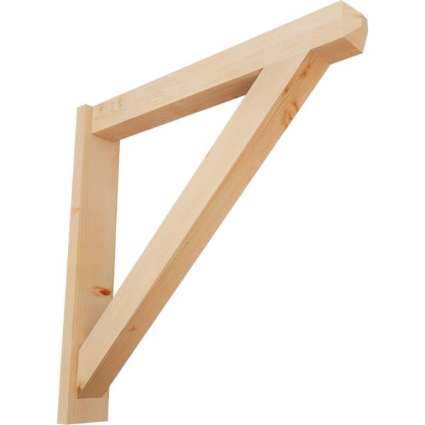 Ekena Millwork 6 in. x 36 in. x 36 in. Traditional Craftsman Smooth Douglas Fir Outlooker