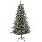 National Tree Company 4-1/2 ft. Feel Real Newberry Spruce Hinged Tree ...