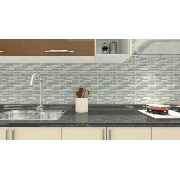 Art3d 10-Piece Peel-N-Stick Backsplash Tile Sticker Vinyl Wall Covering 12 X 12 Champagne Gold Art3d 10-Piece Peel-N-Stick Backsplash Tile Sticker Vinyl Wall Covering 12 X 12 Champagne Gold