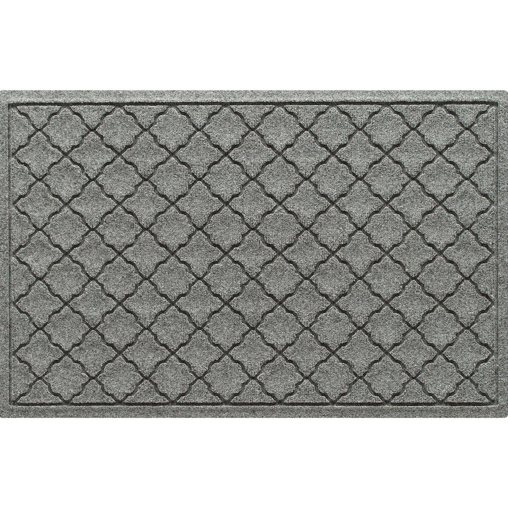 Waterhog Cordova 23 in. x 35 in. PET Polyester Indoor Outdoor Mat Medium Gray price history on PriceWatchPro