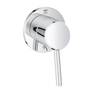 Concetto 1-Handle 2-Way Diverter Valve Only Trim Kit in StarLight Chrome (Valve Sold Separately)