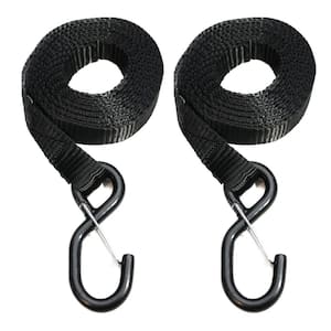 20 in. x 1 in. Tie Down Strap Extensions with S-Hooks (2 pack)