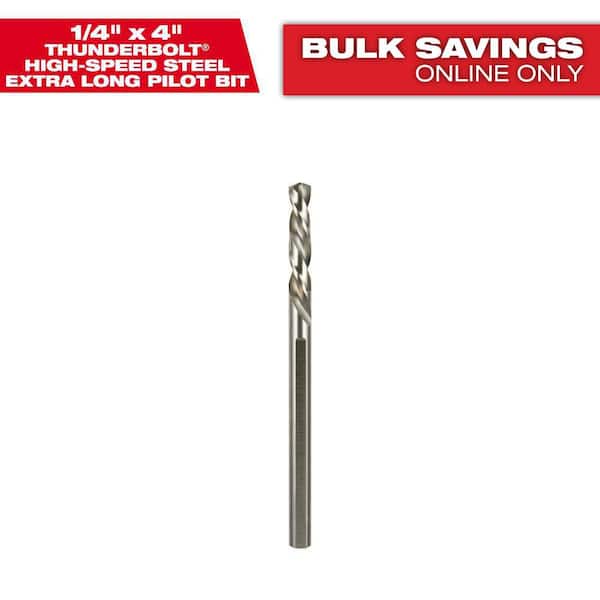 1/4 in. x 4 in. Pilot Drill Bit For Hole Saw Arbor