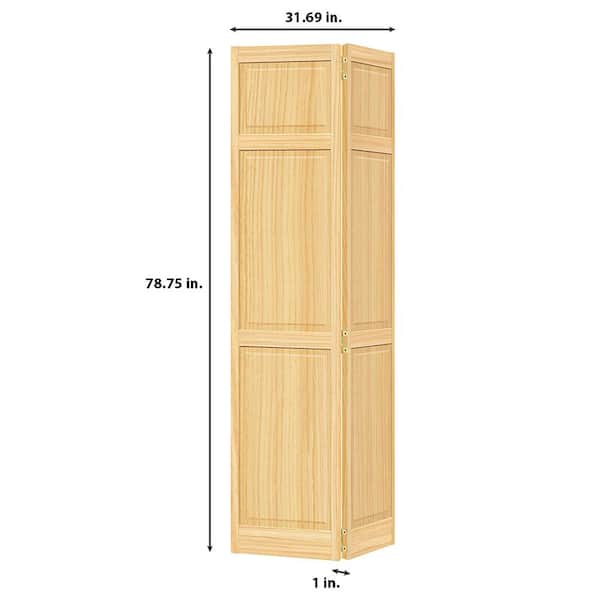 Kimberly Bay 32 in. x 80 in. Traditional 6-Panel Solid Core
