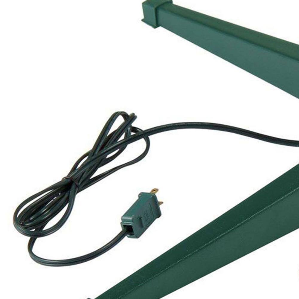 31-Inch Dark Green Metal Rotating Artificial Christmas Tree Stand