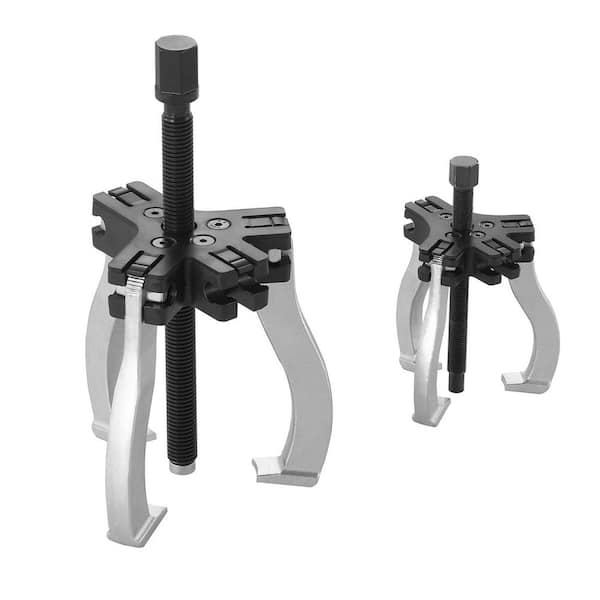 VEVOR Gear Puller Set, 3 in. and 7 in. Puller Kit, 3 Jaw Gear Bearing Flywheel Pulley Removal Tool, External and Internal