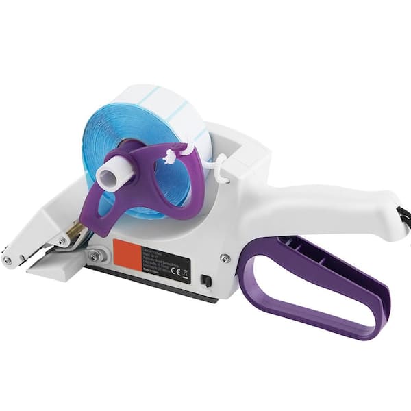 Manual Label Applicator, 0.59-2.17 in. Label Width, 0.79-2.36 in. Label Length, Portable for Bottles, Boxes, Fruits