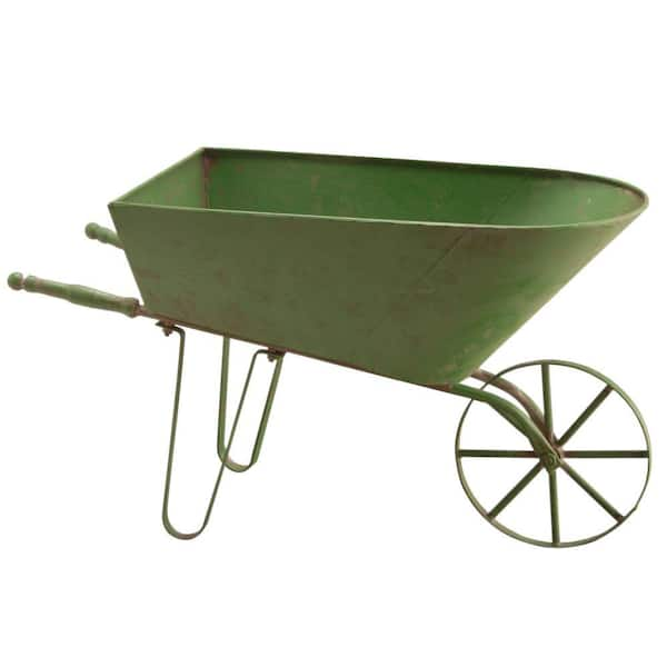 National Tree Company 27 in. Garden Accents Wheel Barrow