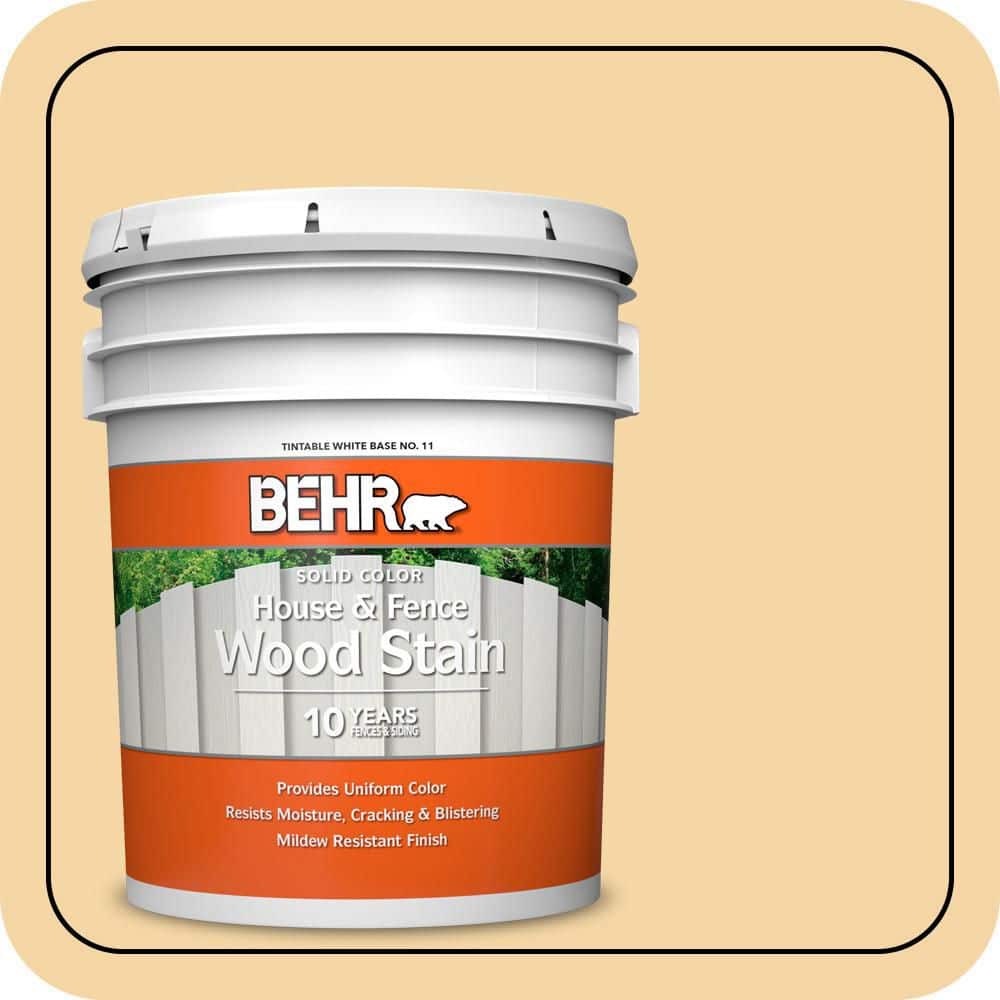 BEHR 5 gal. #340C-3 Pismo Dunes Solid Color House and Fence Exterior ...