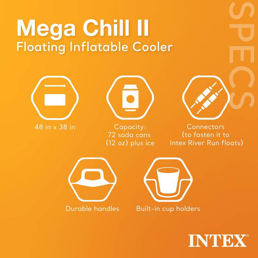 Intex 24ft Gray Rectangular Above Ground Pool Set with Pump and Floats