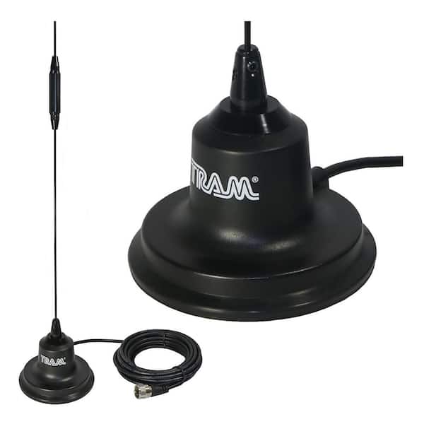 144 to 148 MHz VHF/440 to 450 MHz UHF Amateur Dual-Band Pre-Tuned 4-In. Magnet Antenna Kit with Rubber Boot