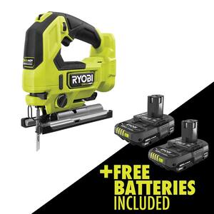 ONE+ HP 18V Brushless Cordless Jig Saw with FREE 2.0 Ah Battery (2-Pack)