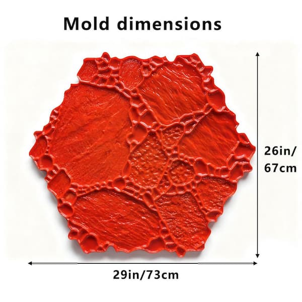 Polymat Polyurethane Texture Mat – GAUDIE Concrete Imprint Stamp, Amber, UK Made, For Decorative Concrete