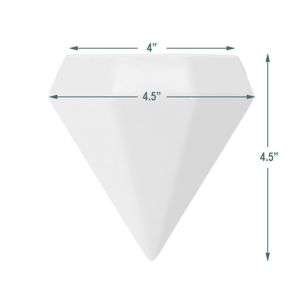 Glam Red Ceramic Cone Hanging Planter - 4.5" Indoor/Outdoor
