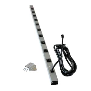 Wiremold CabinetMATE 10-Outlet 15 Amp Power Strip, 15 ft. Cord