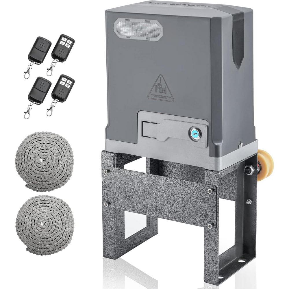 4-Pack 8mm Thick 3.28ft Each Galvanized Steel Gear Rack with Mounting ...