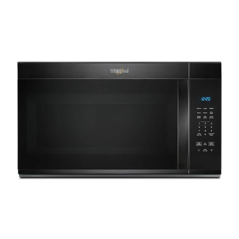 Whirlpool 30 in Over-the-Range Microwave in Black with Express Cooking Buttons