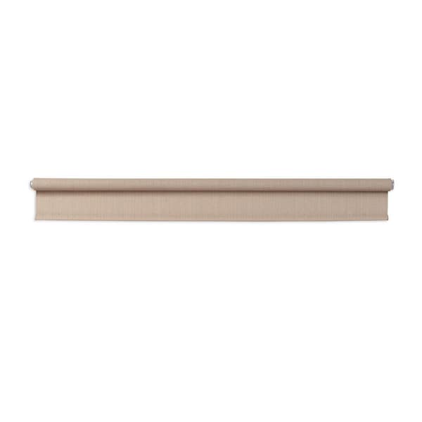 W x 72 in L Fabric Oatmeal Coolaroo Cordless Exterior Roller Shade 72 in 