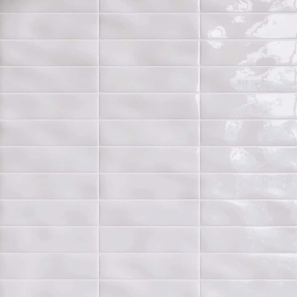 Sierra Blanco White 2.95 in. x 11.81 in. Glossy Ceramic Subway Tile Sample price history on PriceWatchPro