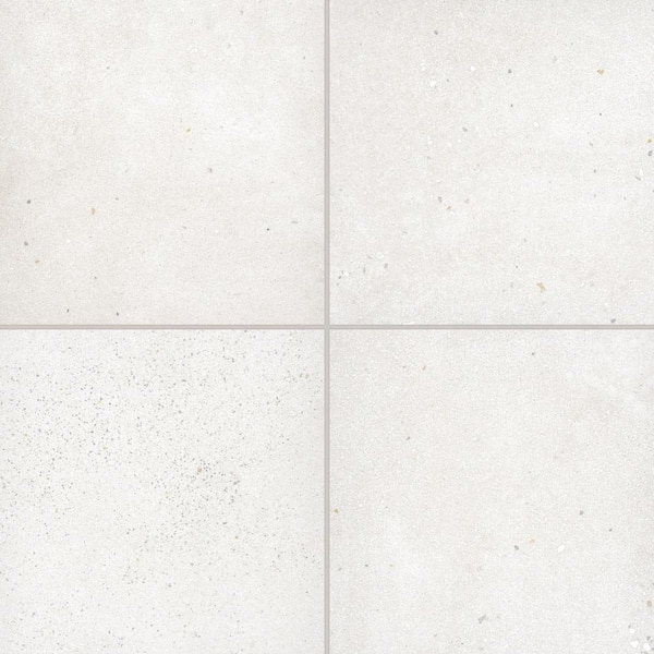 Bedrosians Area 51 Square 24 in. x 24 in. Matte White Porcelain Tile (16 sq. ft./Case)