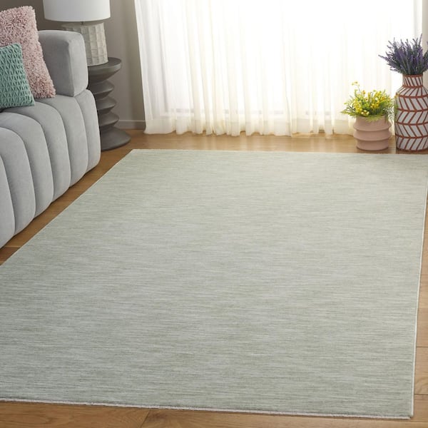 Haven 8 ft. x 10 ft. Light Green Abstract Modern Area Rug