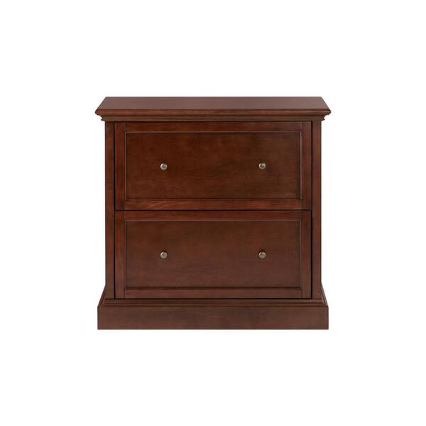Home Decorators Collection Royce Smokey Brown Wood 2 Drawer Wide File Cabinet 33 In W X 31 H Sk19051er1 Sb The Depot Home Decorators Collection Royce Smokey, Wooden 2 Drawer File Cabinet