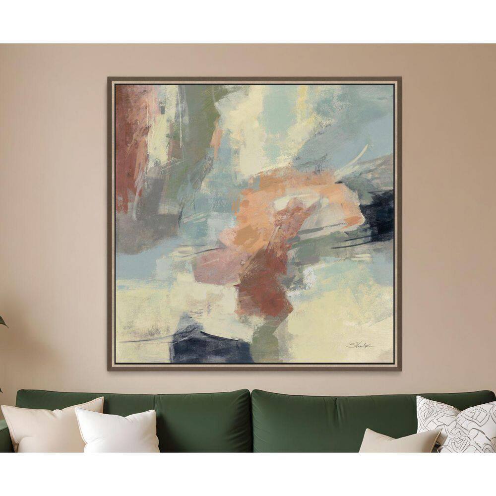 1 Piece Floater Frame Graphic Print Abstract 53.00 in. x 53.00 in. price history on PriceWatchPro